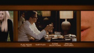 The DVD main menu forms a momentary triptych out of its lively montage.