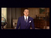 Jack Warner, one of the studio's namesake brothers, encourages TV viewers to check out "A Star is Born" in this promotional report.