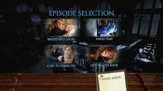 Recurring characters, a guest star, and one and a half leads are seen in Disc 2's Episode Selection menu stills.