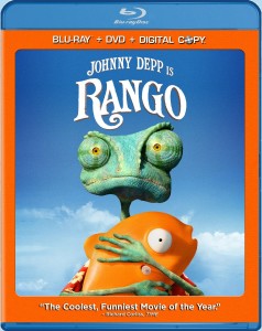Rango Blu-ray + DVD + Digital Copy combo pack cover art
