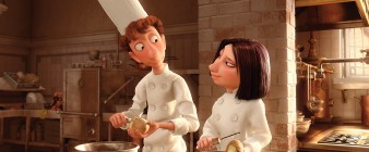 Linguini falls for the demanding, ambitious Colette, though their romance doesn't make too much sense.