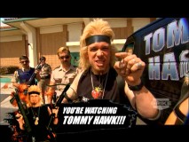 Fictional Spike TV bounty hunter Tommy Hawk (Diedrich Bader) signals a different look for the second 5th Season episode of Reno 911!.