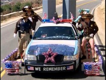 Reno's cops crank up the patriotism with their 9/11 float in the Season 5 finale.