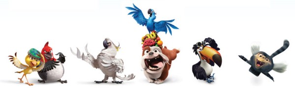 The cast of "Rio" gets wild.