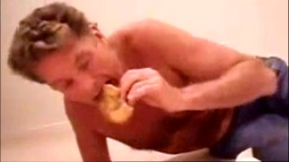 You can't roast David Hasselhoff without touching this rock-bottom 2007 moment, but it's somewhat surprising to see his shirtless off-the-floor burger meal included as part of the special's standout montage.