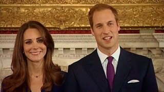 Kate Middleton and Prince William are all smiles at their engagement announcement, with which the bonus BBC documentary ends.