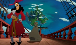 Like Pride Rock upon Simba's return, Never Land is less glorious the second time around, even from the vantage of Hook's CG-aided ship in the sky.