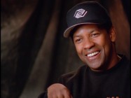 Denzel Washington smiles in "Denzel Becomes Boone."