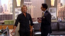 Russell confronts Timmy with incriminating security camera footage of inappropriate lunch handling.