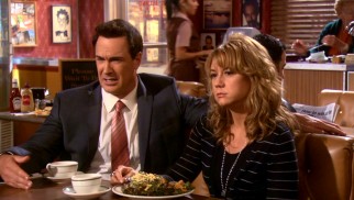 As the series' marathon couple Jeff and Audrey Bingham, Patrick Warburton and Megyn Price get top billing and the lion's share of titular storylines.
