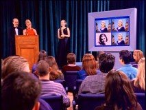Sabrina faces some stiff competition at the Sabrinas award show: herself!