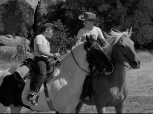 Marty saves the day with his wicked horse-riding skills.