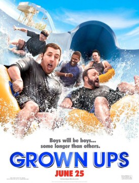 Sandler, James, Rock, Schneider and Spade are Grown Ups: in theaters June 25th!