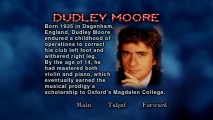 Moore or less, this biography gives us Dudley's story, leaving off the whole dying thing.