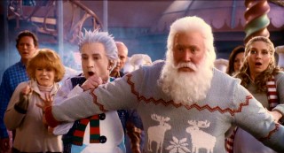Santa shields pretty much the entire leading adult cast from a Frost-tailored disaster.