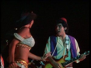 Who knew Aladdin could rock out on an electric guitar?