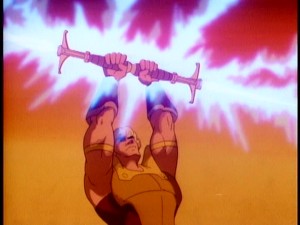 He-Man wasn't the only '80s blonde in possession of a powerful sword. Here, Galtar claims his golden lance.