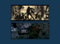 Check out the situation! Prince Phillip is attacked by goons in both storyboards and the final film.