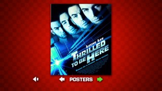 With four floating heads, this poster for the fictional movie "Thrilled to Be Here" provides enough Lucas Lee (Chris Evans) for everyone.