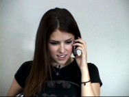 Not yet Academy Award-nominated actress Anna Kendrick wears a Batman shirt in her Casting Tape.