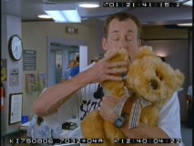 Dr. Cox finds comfort in a teddy bear in this deleted scene.