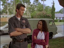 In "My First Kill", The Janitor offers to help Carla rescue Rowdy, her husband's beloved stuffed dog.