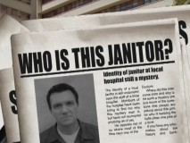 Inquiring minds want to know! "Who is That Man?" poses questions regarding "Scrubs"' mysterious janitor.