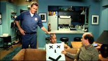 Exclusive to the DVD is the webisode that shows us how a short episode of the Janitor and Ted's sitcom "Legal Custodians" might play out with the Todd and a pillow playing their adopted kid.