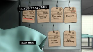 For no apparent reason, Disc 3's Bonus Features menus are in an awfully morbid setting: the hospital morgue.