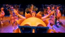 An extended look at Jackie's sun and seahorse halftime show is found in Disc 2's deleted scenes section.