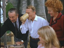 Walt Disney and the Mills family in "Lost Treasure: Swiss Family Treehouse"