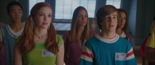 Layla (Danielle Panabaker), Will (Michael Angarano), and the other members of Sky High's freshman class are subjected to a skills showcase in gym class.