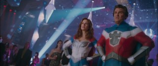 Jetstream and Commander stand proudly in their matching uniforms.