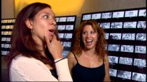 "Saturday Night Live" ladies Maya Rudolph and Cheri Oteri have fun looking at storyboards of their 'Shrek 3' princess characters in "Meet the Cast."