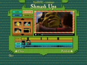 "Shrek Shmash Ups" lets you juggle four elements as you wish in piecing together a silly Shrek the Third sequence.