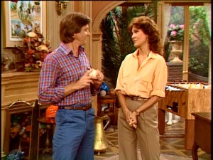 Another relationship at the series' foreground changes in Season 1, as Edward and his secretary Kate Summers (Erin Gray) become lovers.