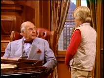 Oscar winner John Houseman plays Ricky's starchy grandfather Edward Stratton II.