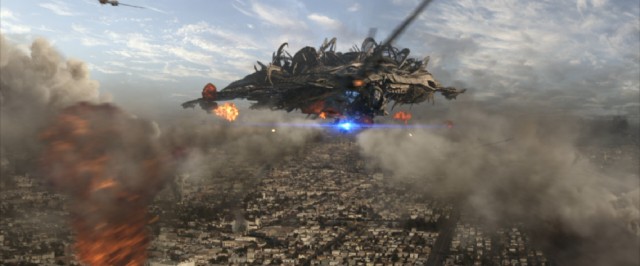 Look out, Los Angeles! There's an alien ship up in the sky in the 2010 sci-fi movie "Skyline."
