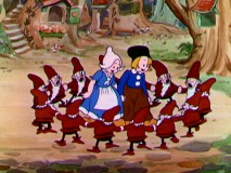 Before Snow White came along, dwarfs danced with "Babes in the Woods."