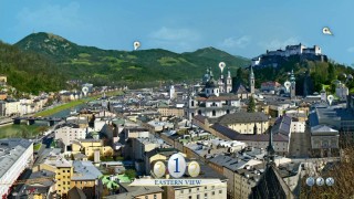 "A City of Song" gives us a bird's-eye view of Salzburg with clickable locations leading to more information.