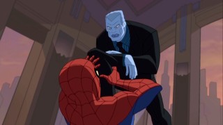 Spider-Man learns why Tombstone, a.k.a. L. Thompson Lincoln, is also called "Big Man." He's quite literally a big (blue) man.