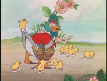 The "Wise Little Hen" heads out to plant a bumper crop o' maize.