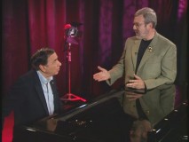 Leonard Maltin discusses music technique with Richard Sherman in "The Song of the Silly Symphonies."