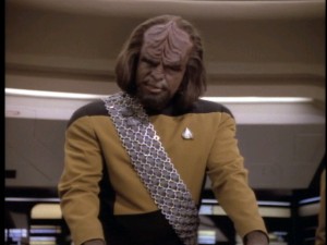 Lieutenant Worf (Michael Dorn) plays a small role in the episodes chosen for The Best of Star Trek: The Next Generation - Volume 2, perhaps giving newcomers a false impression of his importance in the show.