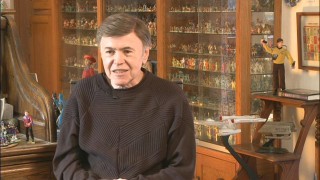 Original cast member Walter Koenig, surrounded by replicas of himself and other Star Trek people and things, recollects "Pavel Chekov's Screen Moments."