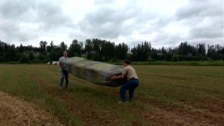 No one knows how the real Stonehenge was constructed, but the Vancouver one used for the movie just needed Styrofoam rocks and a couple of strong men.