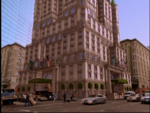 The Tipton as seen in a largely computer-generated establishing shot.