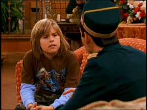 Zack (Dylan Sprouse) and Esteban (Adrian R'Mante) have a heart-to-heart about what it is that women want.