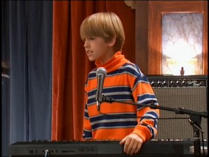 Cody (Cole Sprouse) is frustrated that his bandmates don't take competition as seriously as he does.