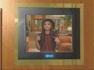 Brenda Song hosts "Sweet Lift Challenge" from an elevator monitor screen.